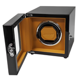 Arcanent 1 Slot Watch Winder Black Quality Made w/ Ball Bearings