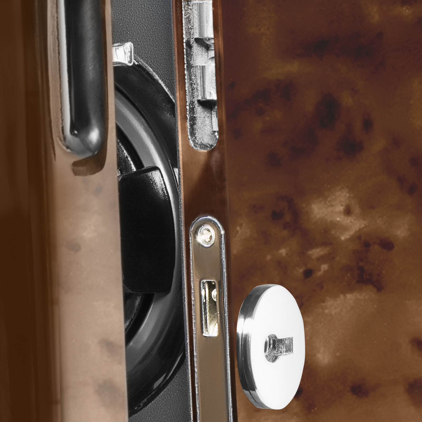 Arcanent 4 2 Slot Watch Winder LCD Digital Honey Burlwood